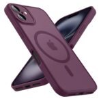 Luxury Frosted Phone Case For iPhone 17 17e 16e 16 15 14 13 12 11 Pro Max Plus Air For Magsafe Matte Transparent Magnetic Cover - Image 3