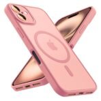 Luxury Frosted Phone Case For iPhone 17 17e 16e 16 15 14 13 12 11 Pro Max Plus Air For Magsafe Matte Transparent Magnetic Cover - Image 2