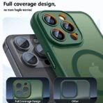 Luxury Frosted Phone Case For iPhone 17 17e 16e 16 15 14 13 12 11 Pro Max Plus Air For Magsafe Matte Transparent Magnetic Cover - Image 15