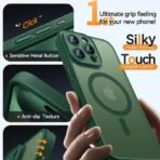 Luxury Frosted Phone Case For iPhone 17 17e 16e 16 15 14 13 12 11 Pro Max Plus Air For Magsafe Matte Transparent Magnetic Cover - Image 9
