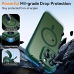 Luxury Frosted Phone Case For iPhone 17 17e 16e 16 15 14 13 12 11 Pro Max Plus Air For Magsafe Matte Transparent Magnetic Cover - Image 8