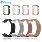Metal Strap For Huawei Watch Fit 3 4 4Pro 5 Band With Soft TPU Case Screen