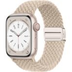 Braided Strap For Apple Watch Bands 40mm 45mm 41mm 44mm 42/46mm 49mm magnetic Bracelet iWatch series se 7 5 6 8 9 10 11 Ultra3 2
