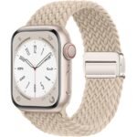 Braided Strap For Apple Watch Bands 40mm 45mm 41mm 44mm 42/46mm 49mm magnetic Bracelet iWatch series se 7 5 6 8 9 10 11 Ultra3 2