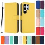 Luxury Leather Wallet Case for Samsung Galaxy S26 S24 S25 Ultra S23 Plus S24 FE S25 Edge Shockproof Bumper Flip Back Cover