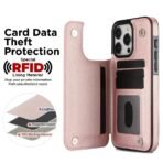 Card Slot Flip Leather Case For iPhone - Image 4