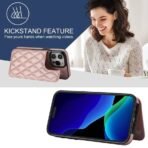 Card Slot Flip Leather Case For iPhone - Image 5