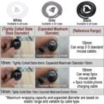 2M 16/10mm Flexible Spiral Cable Wire Protector Cable Organizer Computer Cord Protective Tube Clip Organizer Management Tools - Image 5