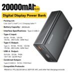 Essager Power Bank 20000mAh Portable PD 65W Fast Charging Mobile Phone External Battery Powerbank For IPhone17 16 15 Laptop Mac - Image 9