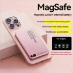 Travel Powerbank For Magsafe Wireless Charge Qi2 Power Banks Fast Charge External Battery With Bracket For iPhone 16 15 14 13 12