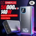 OnePlus 140W 500000mAh Ultra Capacity Power Bank Super Fast Charging CCC Portable Battery Charger For IPhone Samsung 2026 New