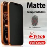 1-3Pcs Matte Screen Protector For iPhone 17 Pro Max 18 16 15 14 13 12 11 X XR XSMax 6 7 8 Plus SE Tempered Glass Protective Film