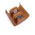 Embers Leather Watch Roll 1 2 3 Slots Luxury Genuine Watch Storage Box Travel Bag Watch Case Gift Box Watch Pouch - Image 2