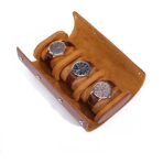 Embers Leather Watch Roll 1 2 3 Slots Luxury Genuine Watch Storage Box Travel Bag Watch Case Gift Box Watch Pouch - Image 3