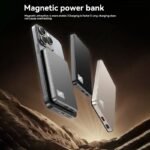 VIVO 500000mAh Magnetic Power Bank PD22.5W Fast Charging Portable Wireless External Battery for Magsafe For iPhone Samsung - Duplicate - [#12289]