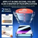 Oleophobic Coating Dust Free Screen Protector For iPhone 17 Pro Max 16 15 18 13 11 12 14 Pro Max SE 16e 7 8 Air Tempered Glass - Image 7